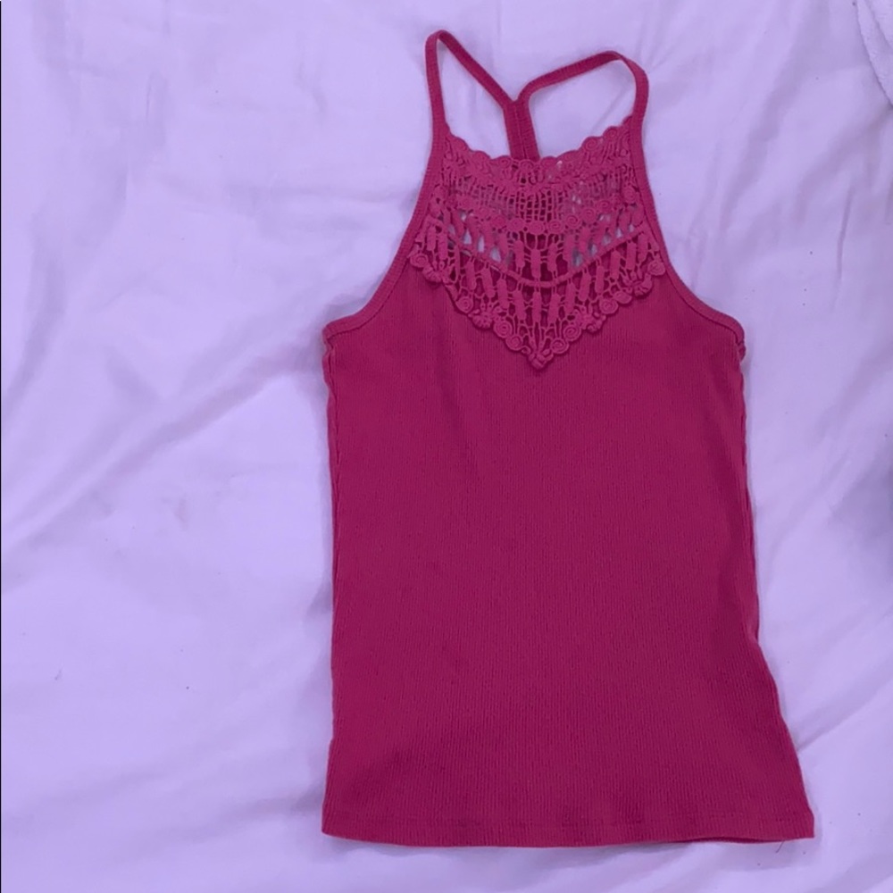 Aeropostal Pink Halter Top size: medium